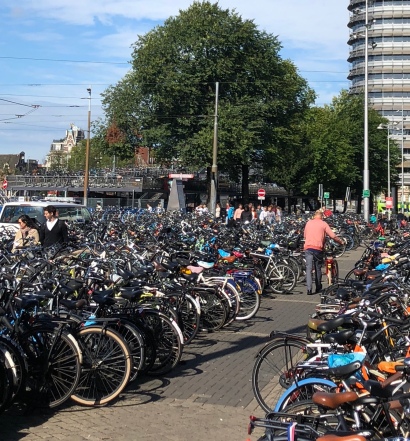 Parking lot at Centraal Station